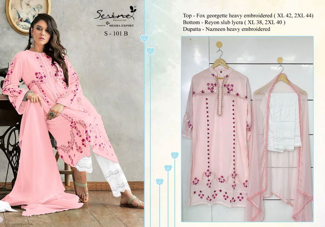 Serene S 101 Fancy Ethnic Wear Wholesale Ready Made Suit Collection